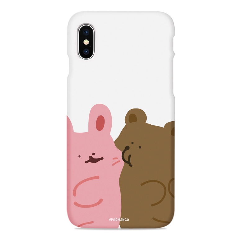 Volunteer Rabbit Bear Couple Phone Case