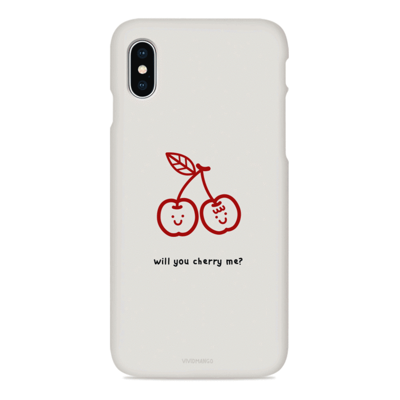 Will you cherry me? Series phone case
